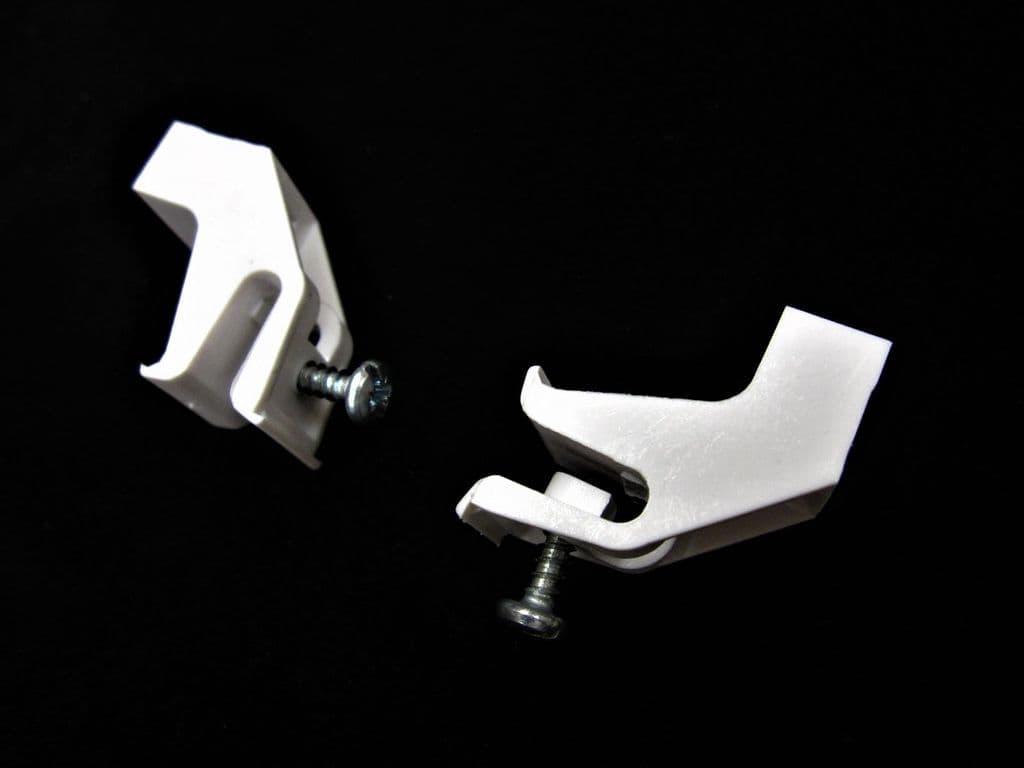 5 Integra decorail curtain track brackets Rail supports Deco rail parts